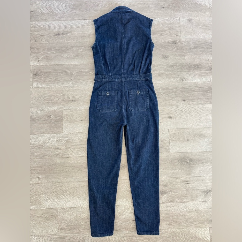 Levi’s Boiler Jumpsuit Sleeveless Dark Blue Size Small - Picture 3 of 17